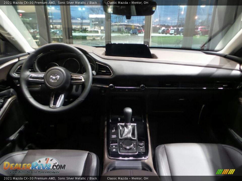 2021 Mazda CX-30 Premium AWD Sonic Silver Metallic / Black Photo #2
