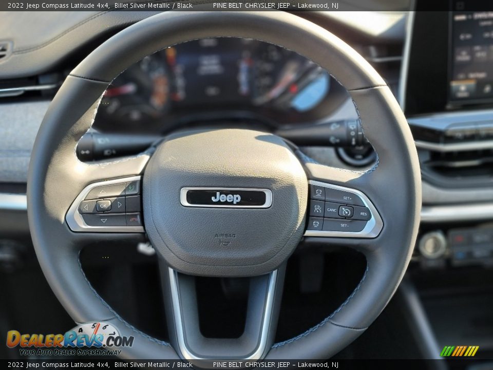 2022 Jeep Compass Latitude 4x4 Billet Silver Metallic / Black Photo #8
