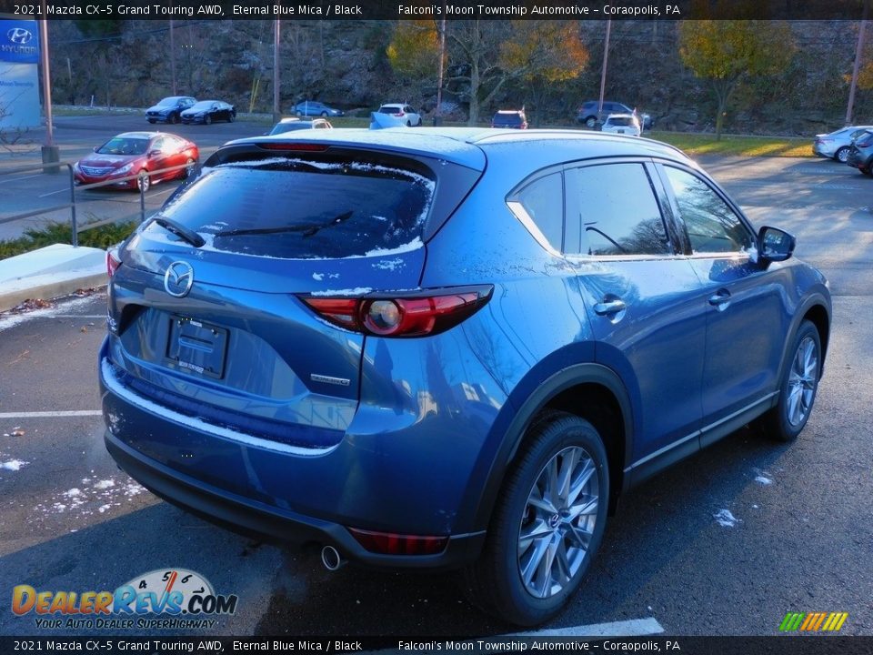2021 Mazda CX-5 Grand Touring AWD Eternal Blue Mica / Black Photo #2