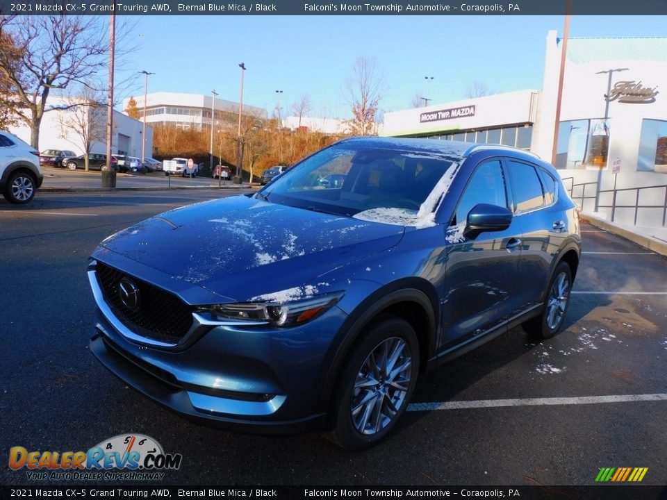 2021 Mazda CX-5 Grand Touring AWD Eternal Blue Mica / Black Photo #7