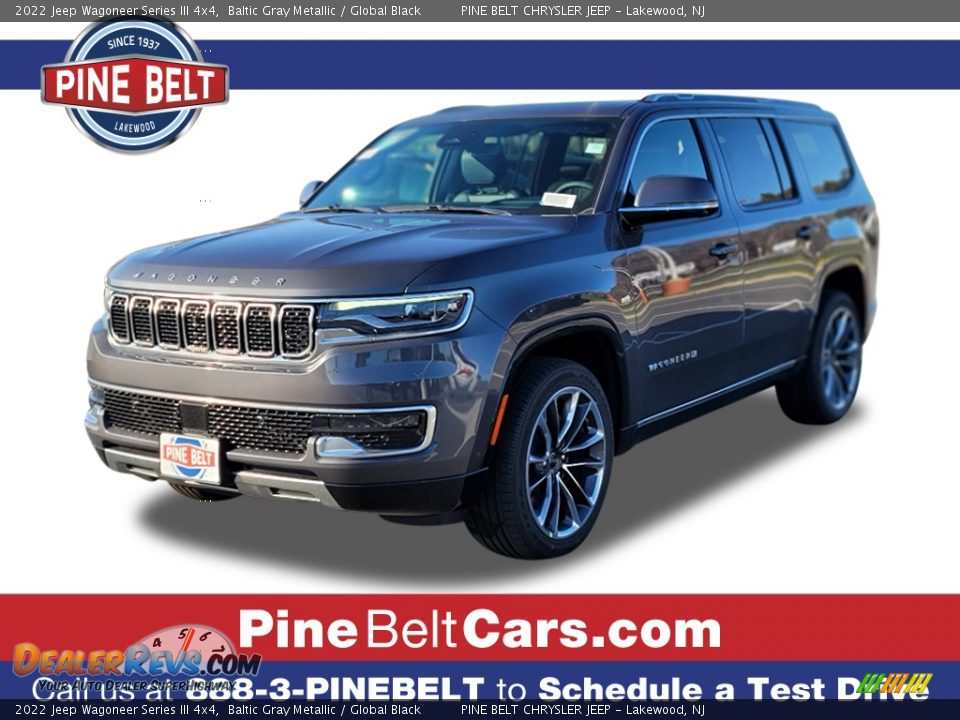 2022 Jeep Wagoneer Series III 4x4 Baltic Gray Metallic / Global Black Photo #1