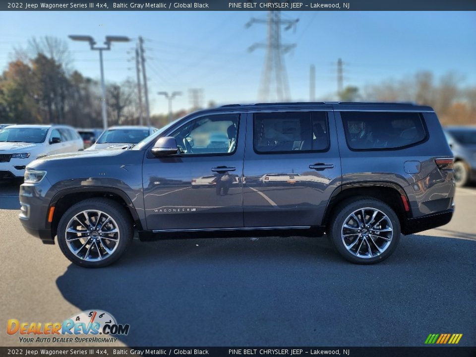 2022 Jeep Wagoneer Series III 4x4 Baltic Gray Metallic / Global Black Photo #3