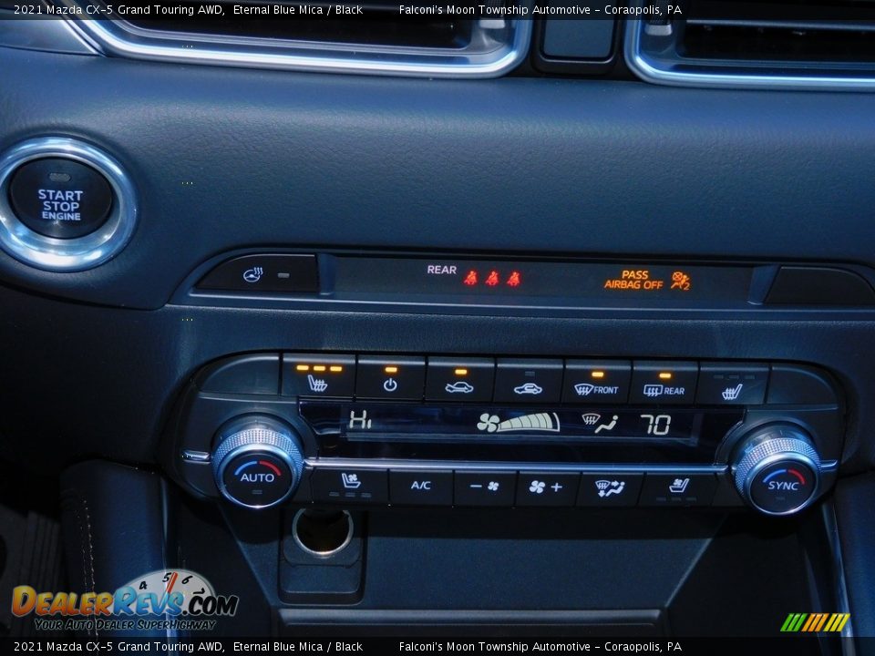2021 Mazda CX-5 Grand Touring AWD Eternal Blue Mica / Black Photo #17