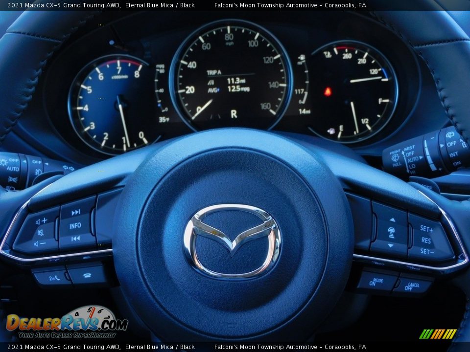 2021 Mazda CX-5 Grand Touring AWD Eternal Blue Mica / Black Photo #19