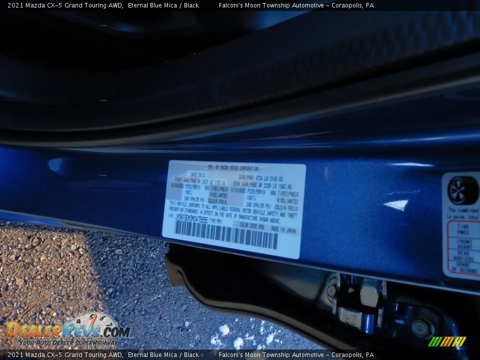 2021 Mazda CX-5 Grand Touring AWD Eternal Blue Mica / Black Photo #20