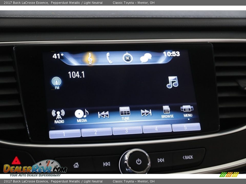 2017 Buick LaCrosse Essence Pepperdust Metallic / Light Neutral Photo #10