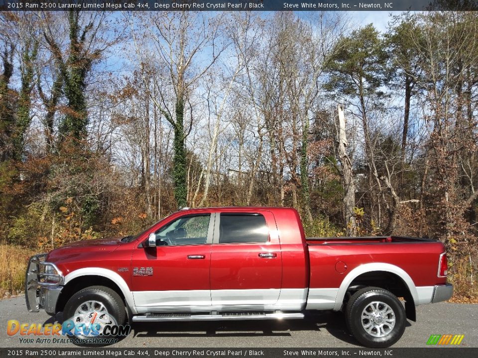 2015 Ram 2500 Laramie Limited Mega Cab 4x4 Deep Cherry Red Crystal Pearl / Black Photo #1