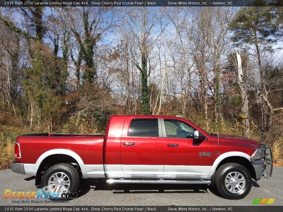 2015 Ram 2500 Laramie Limited Mega Cab 4x4 Deep Cherry Red Crystal Pearl / Black Photo #5