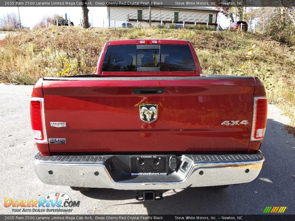 2015 Ram 2500 Laramie Limited Mega Cab 4x4 Deep Cherry Red Crystal Pearl / Black Photo #7