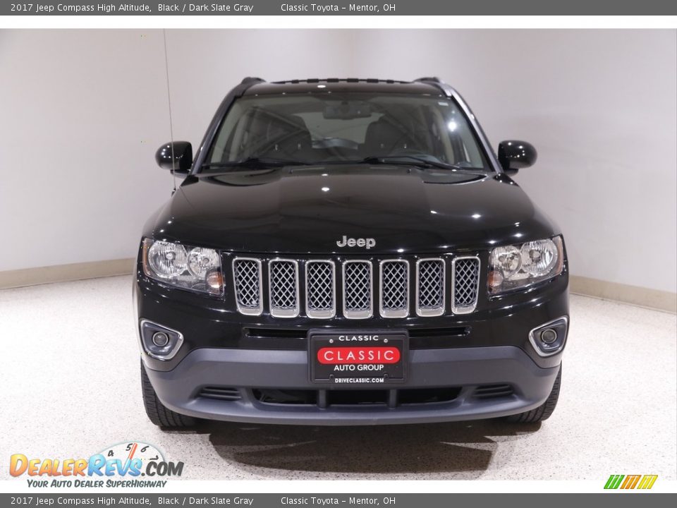 2017 Jeep Compass High Altitude Black / Dark Slate Gray Photo #2