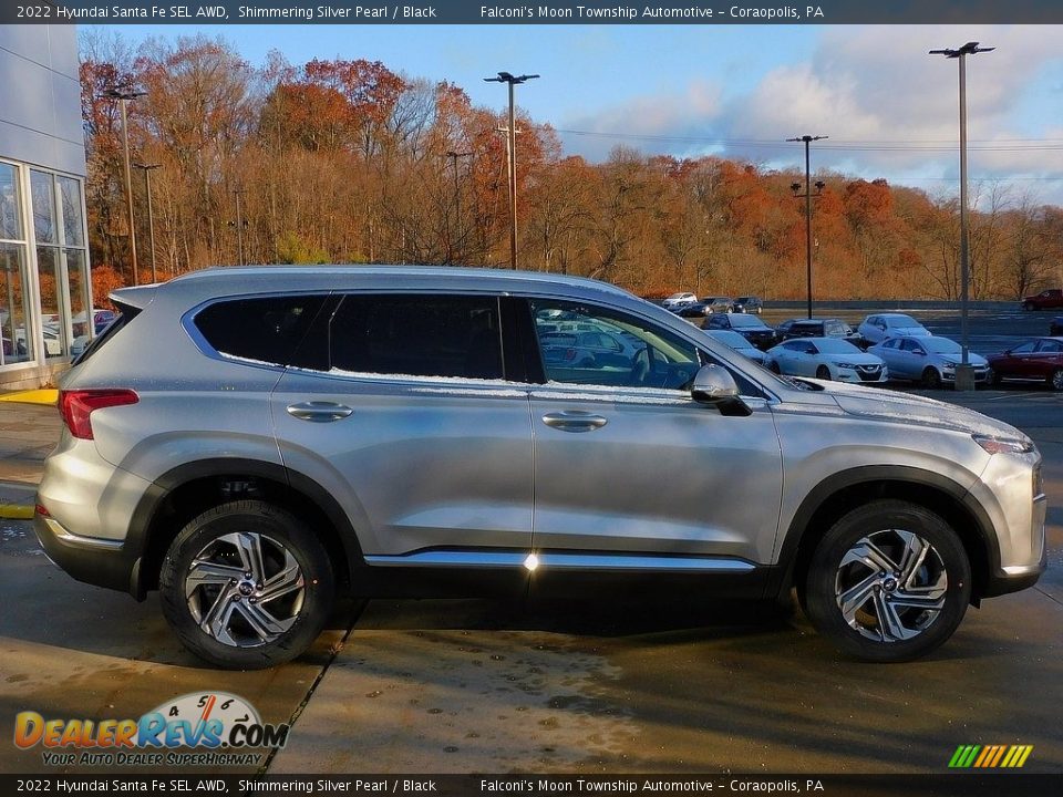 2022 Hyundai Santa Fe SEL AWD Shimmering Silver Pearl / Black Photo #1