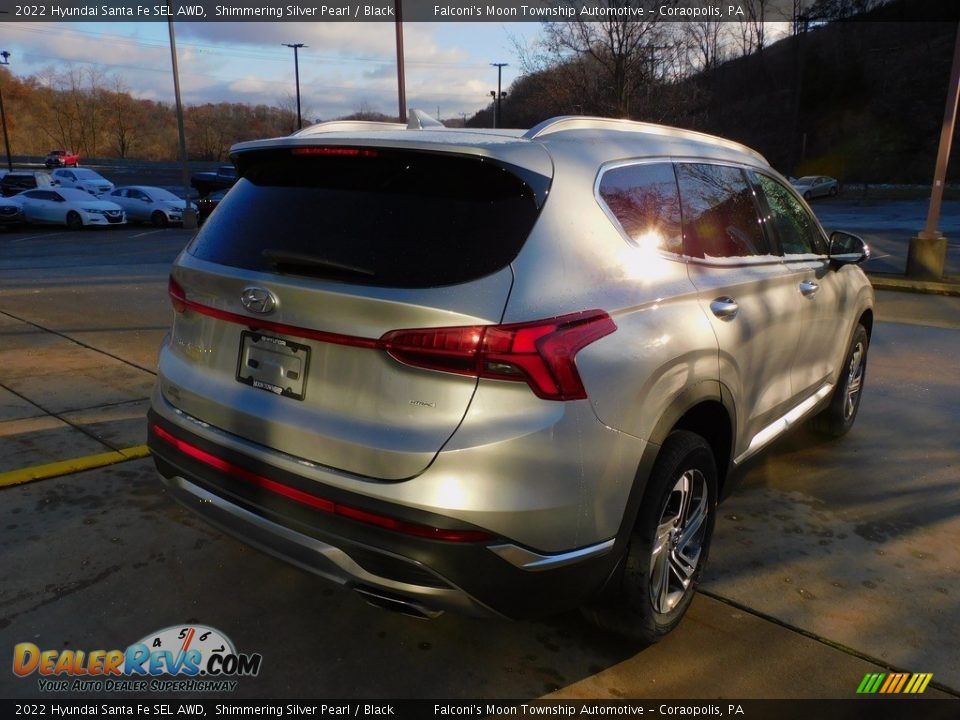 2022 Hyundai Santa Fe SEL AWD Shimmering Silver Pearl / Black Photo #2