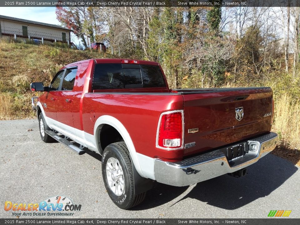 2015 Ram 2500 Laramie Limited Mega Cab 4x4 Deep Cherry Red Crystal Pearl / Black Photo #9