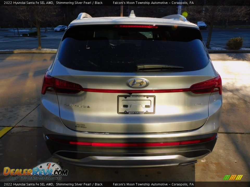 2022 Hyundai Santa Fe SEL AWD Shimmering Silver Pearl / Black Photo #3