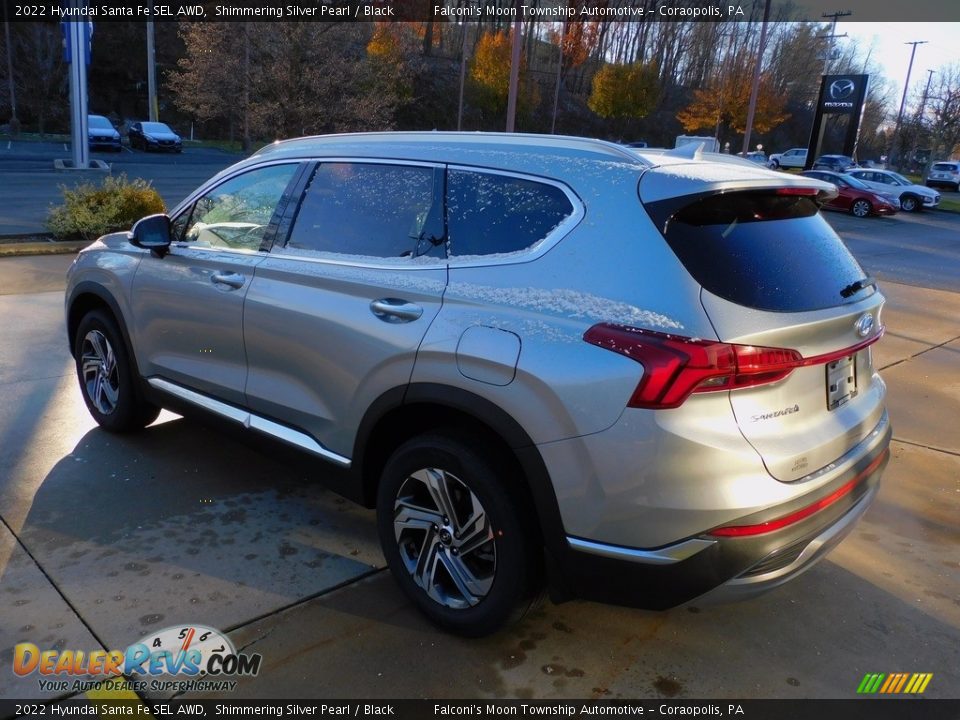 2022 Hyundai Santa Fe SEL AWD Shimmering Silver Pearl / Black Photo #5