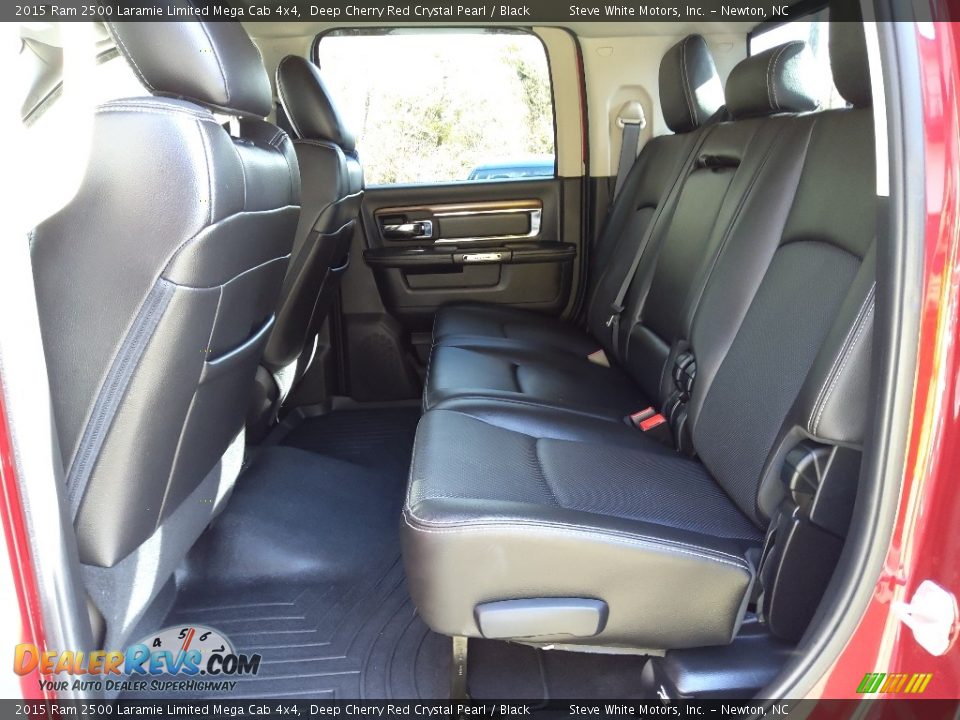 2015 Ram 2500 Laramie Limited Mega Cab 4x4 Deep Cherry Red Crystal Pearl / Black Photo #14