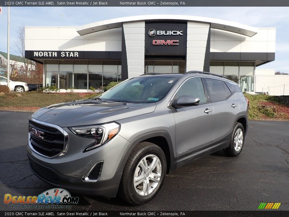 2020 GMC Terrain SLE AWD Satin Steel Metallic / Jet Black Photo #1