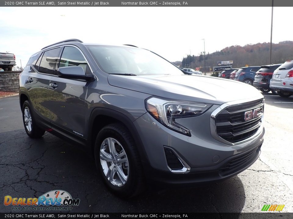 2020 GMC Terrain SLE AWD Satin Steel Metallic / Jet Black Photo #4