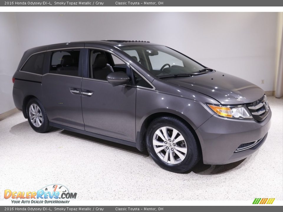 2016 Honda Odyssey EX-L Smoky Topaz Metallic / Gray Photo #1