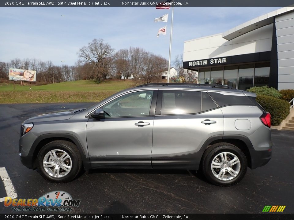2020 GMC Terrain SLE AWD Satin Steel Metallic / Jet Black Photo #12