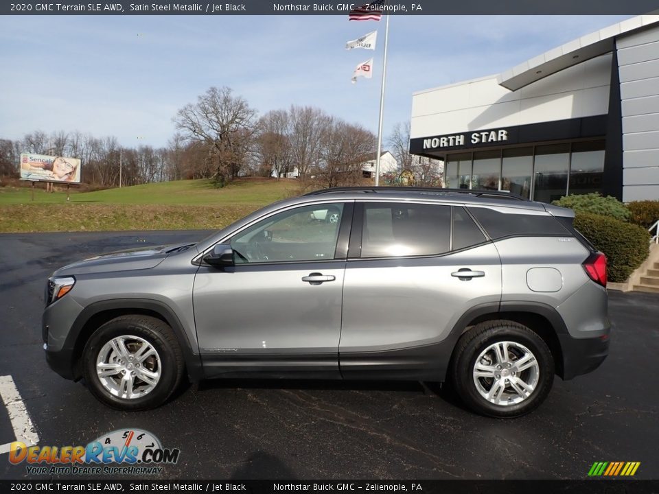 2020 GMC Terrain SLE AWD Satin Steel Metallic / Jet Black Photo #12