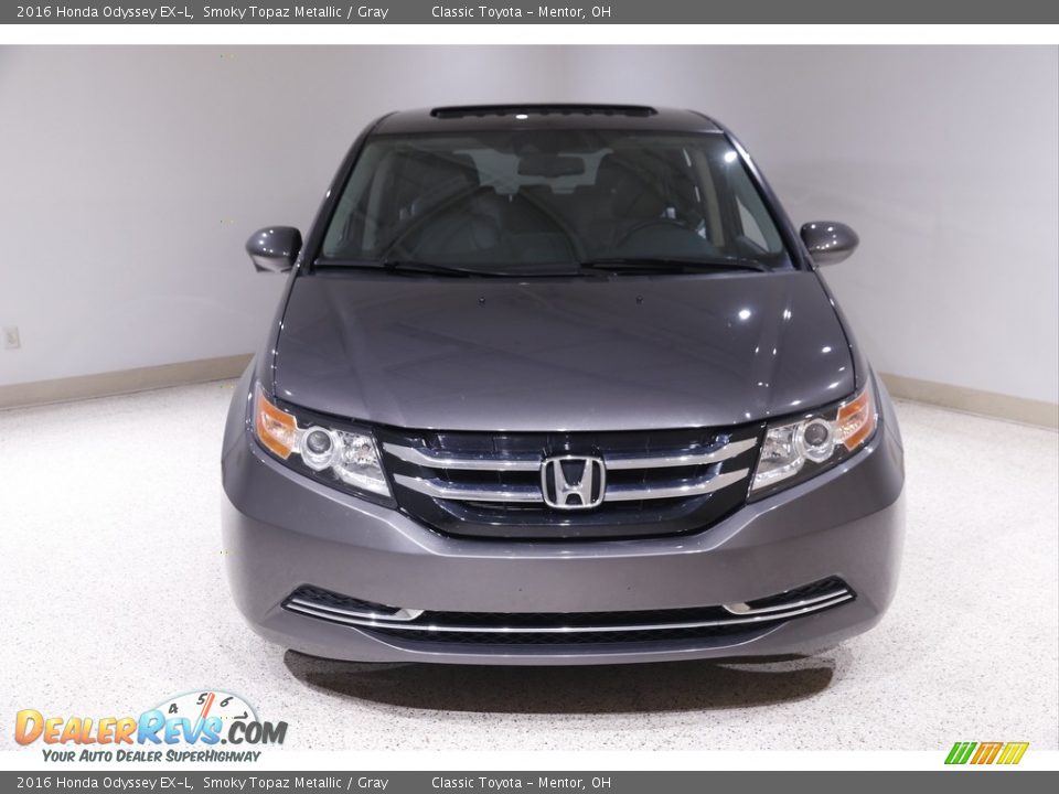 2016 Honda Odyssey EX-L Smoky Topaz Metallic / Gray Photo #2