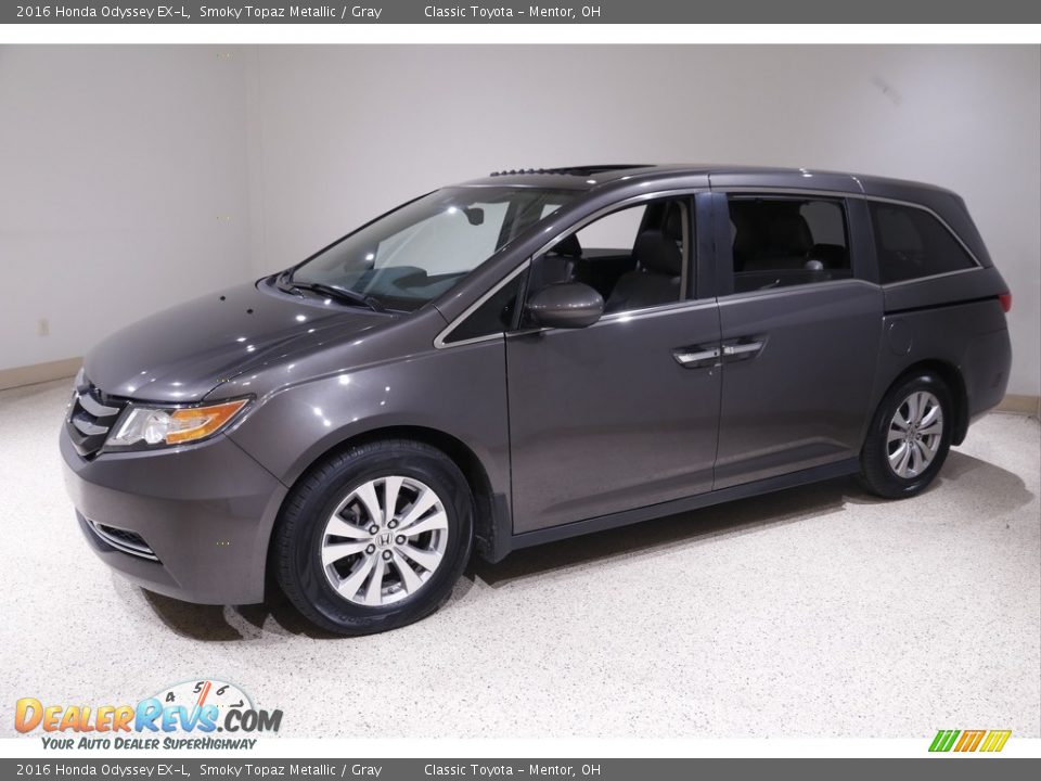 2016 Honda Odyssey EX-L Smoky Topaz Metallic / Gray Photo #3