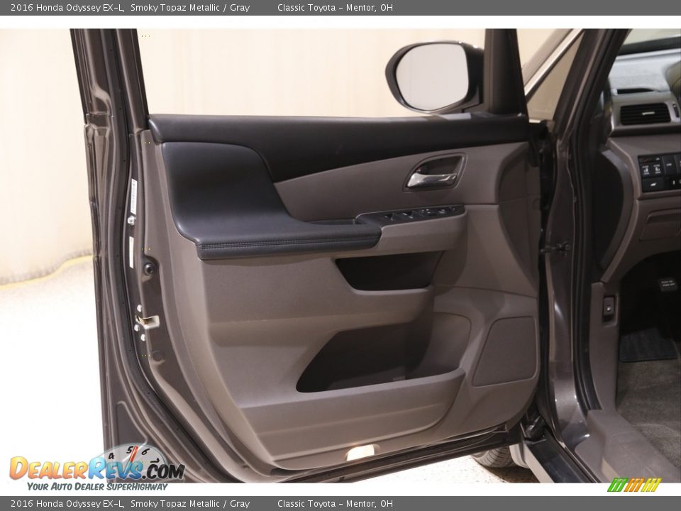 2016 Honda Odyssey EX-L Smoky Topaz Metallic / Gray Photo #4