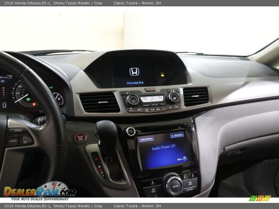 2016 Honda Odyssey EX-L Smoky Topaz Metallic / Gray Photo #9