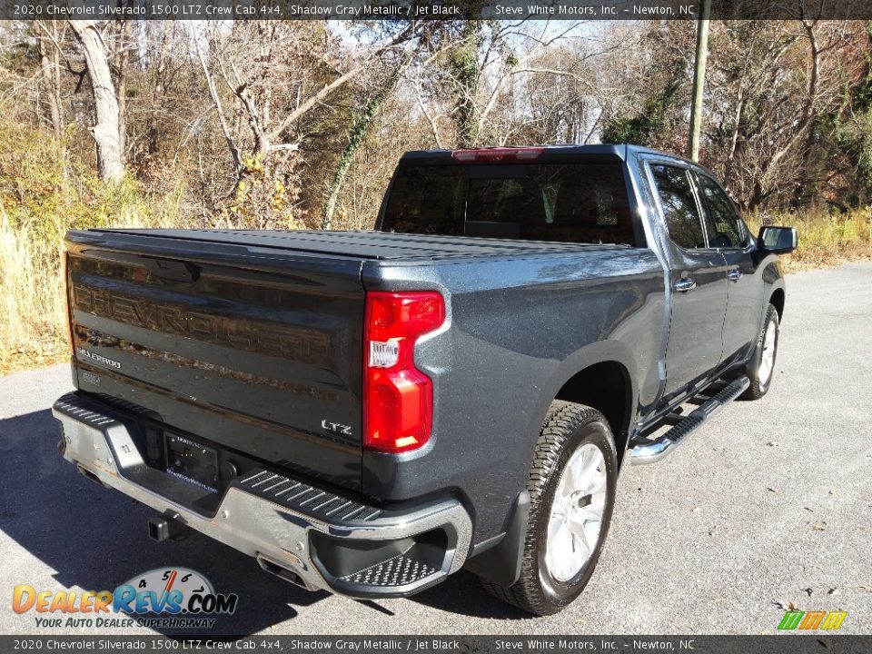 2020 Chevrolet Silverado 1500 LTZ Crew Cab 4x4 Shadow Gray Metallic / Jet Black Photo #7