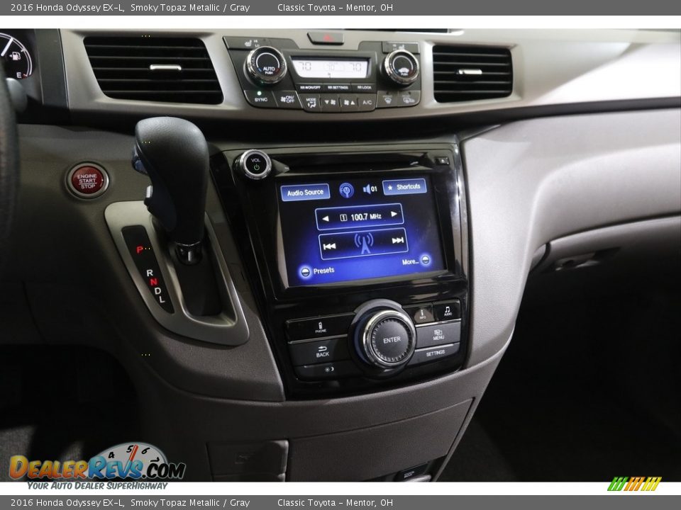 2016 Honda Odyssey EX-L Smoky Topaz Metallic / Gray Photo #12