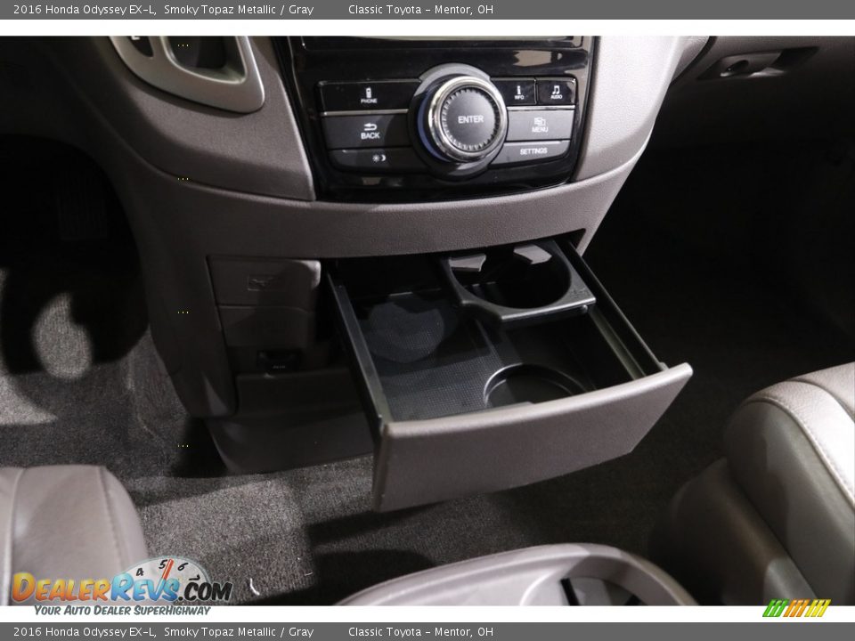 2016 Honda Odyssey EX-L Smoky Topaz Metallic / Gray Photo #13