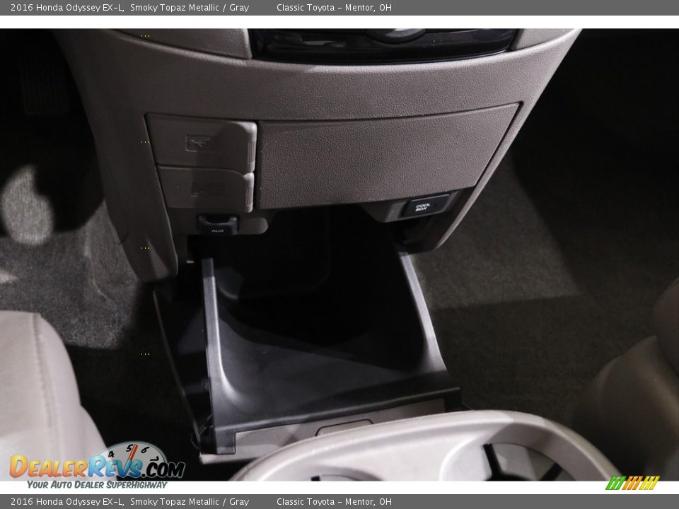 2016 Honda Odyssey EX-L Smoky Topaz Metallic / Gray Photo #14