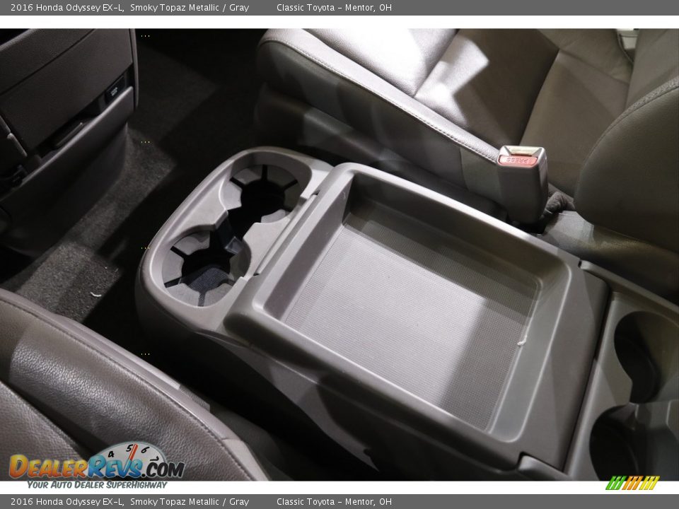 2016 Honda Odyssey EX-L Smoky Topaz Metallic / Gray Photo #15