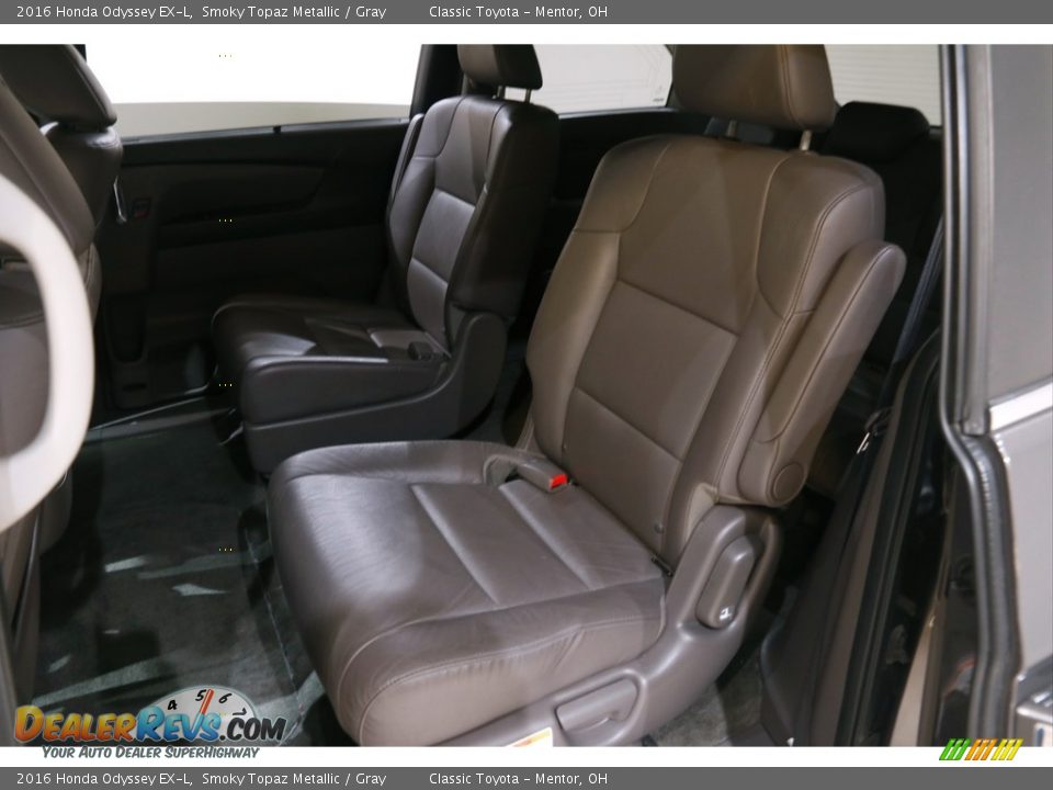 2016 Honda Odyssey EX-L Smoky Topaz Metallic / Gray Photo #18