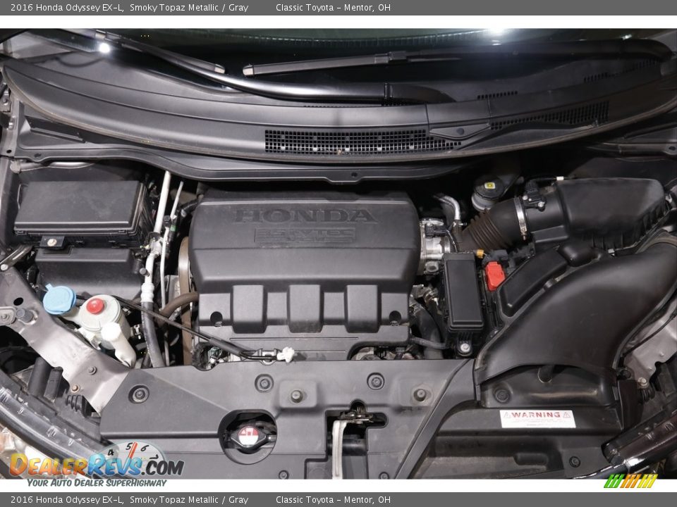 2016 Honda Odyssey EX-L Smoky Topaz Metallic / Gray Photo #21