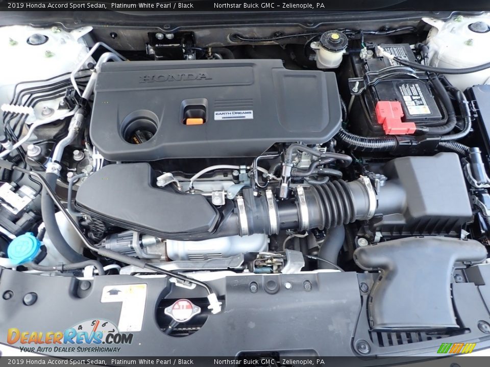 2019 Honda Accord Sport Sedan Platinum White Pearl / Black Photo #2