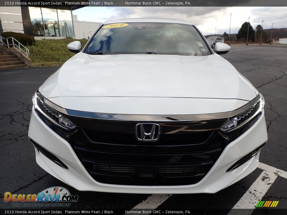 2019 Honda Accord Sport Sedan Platinum White Pearl / Black Photo #3