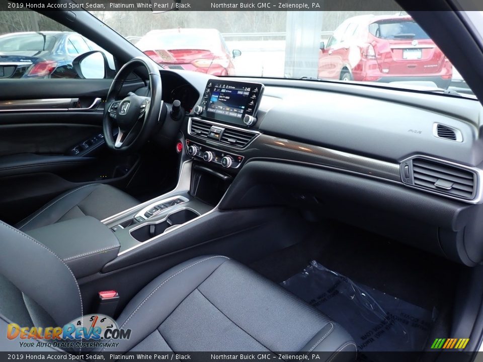 2019 Honda Accord Sport Sedan Platinum White Pearl / Black Photo #6