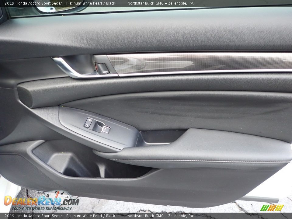 2019 Honda Accord Sport Sedan Platinum White Pearl / Black Photo #7