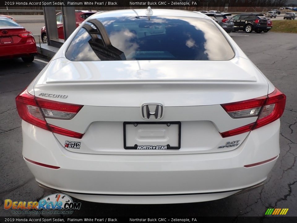 2019 Honda Accord Sport Sedan Platinum White Pearl / Black Photo #10