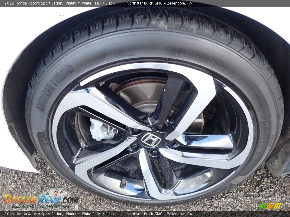 2019 Honda Accord Sport Sedan Platinum White Pearl / Black Photo #14