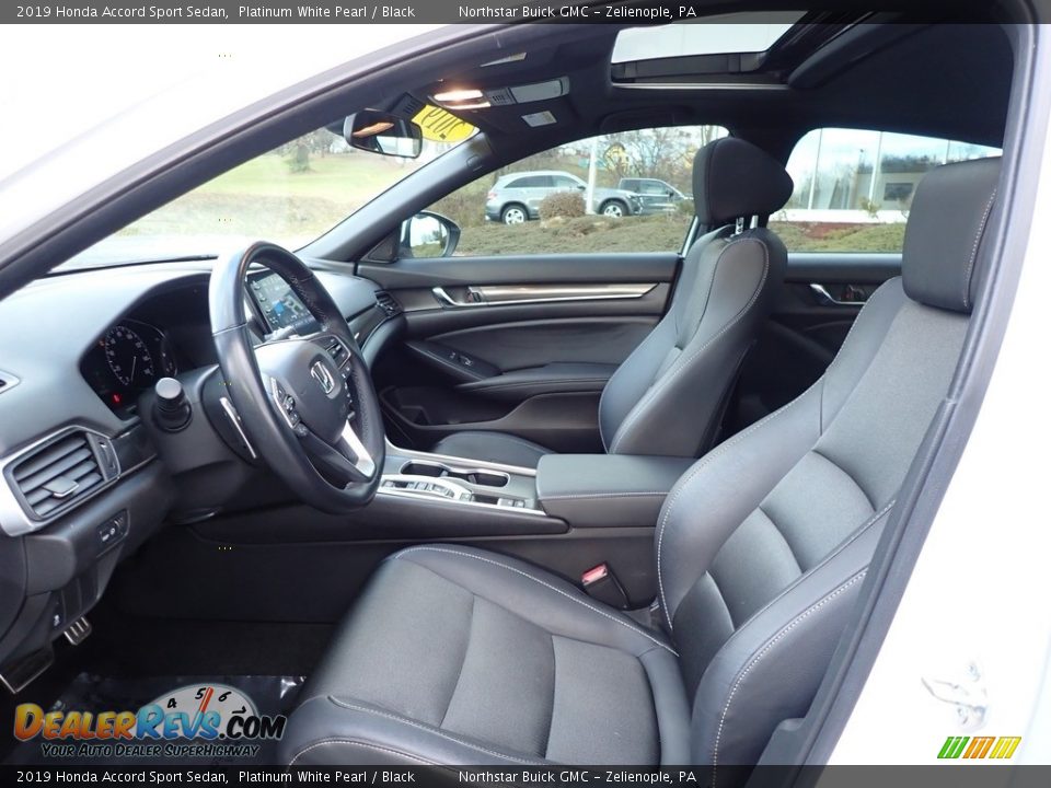 2019 Honda Accord Sport Sedan Platinum White Pearl / Black Photo #16