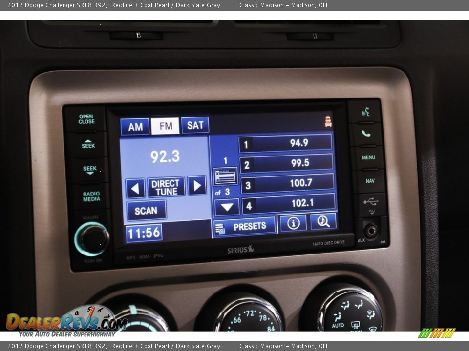 2012 Dodge Challenger SRT8 392 Redline 3 Coat Pearl / Dark Slate Gray Photo #10