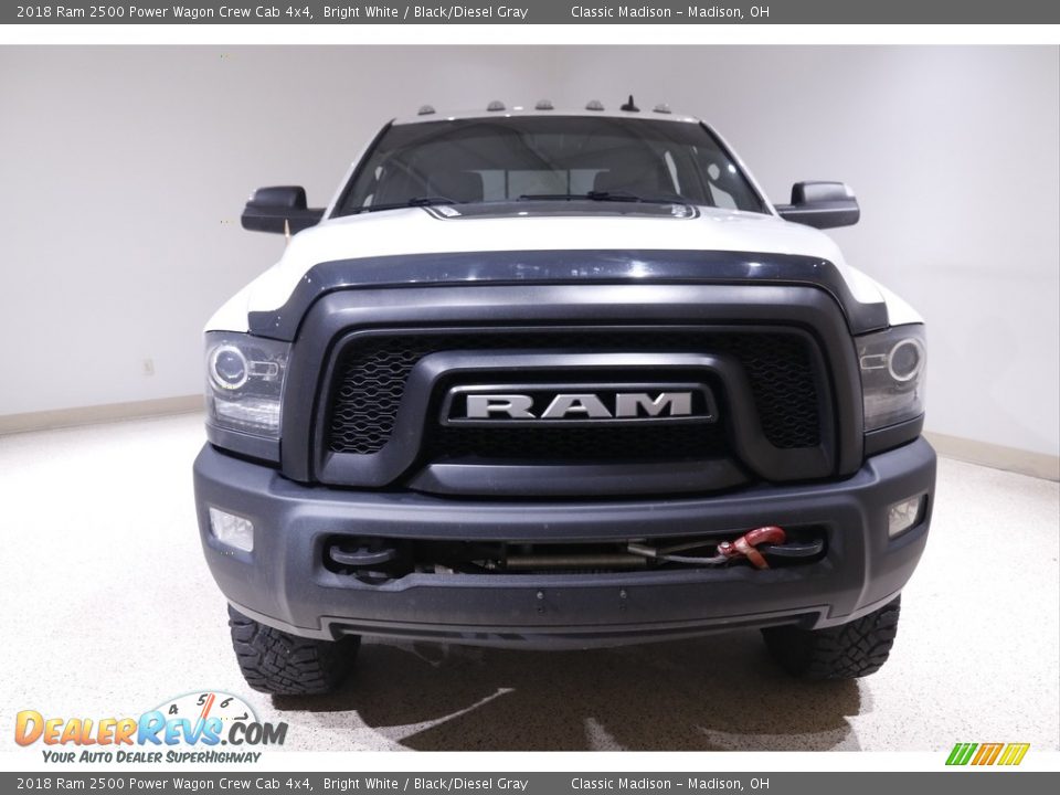 2018 Ram 2500 Power Wagon Crew Cab 4x4 Bright White / Black/Diesel Gray Photo #2