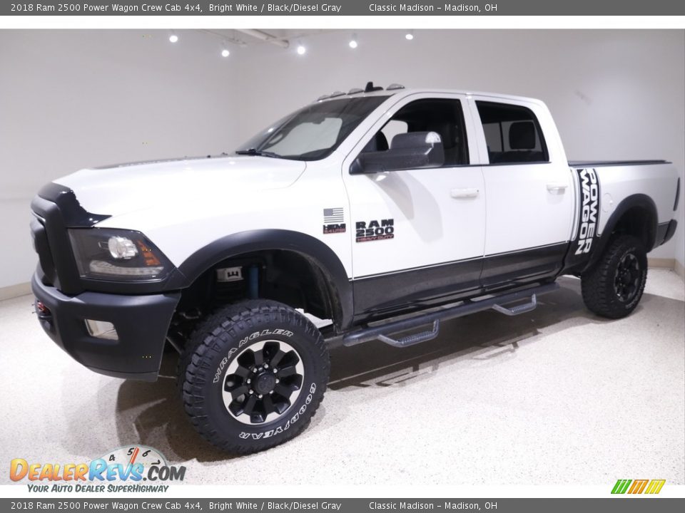 2018 Ram 2500 Power Wagon Crew Cab 4x4 Bright White / Black/Diesel Gray Photo #3