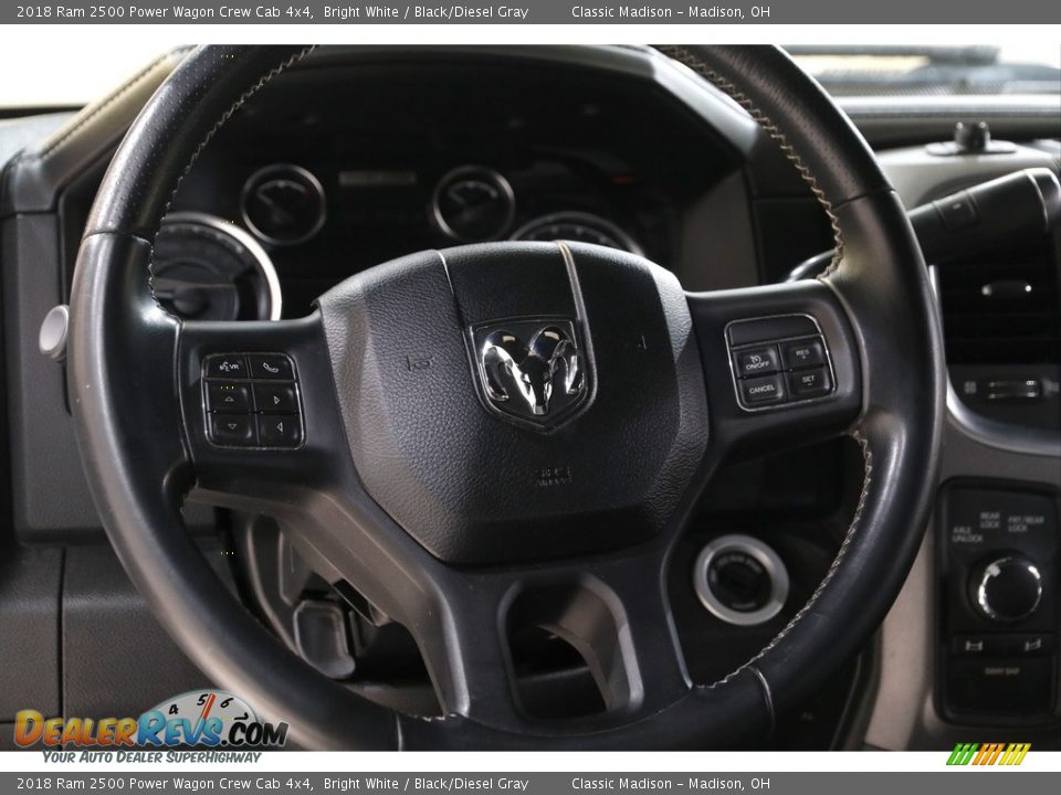 2018 Ram 2500 Power Wagon Crew Cab 4x4 Bright White / Black/Diesel Gray Photo #7