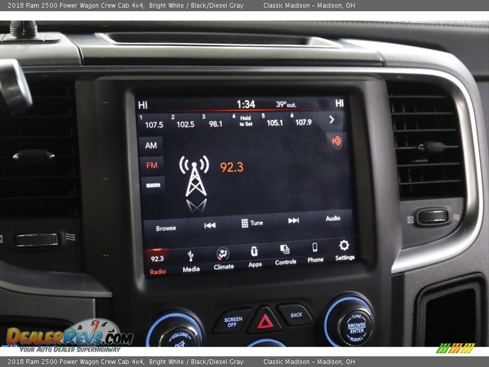 2018 Ram 2500 Power Wagon Crew Cab 4x4 Bright White / Black/Diesel Gray Photo #10