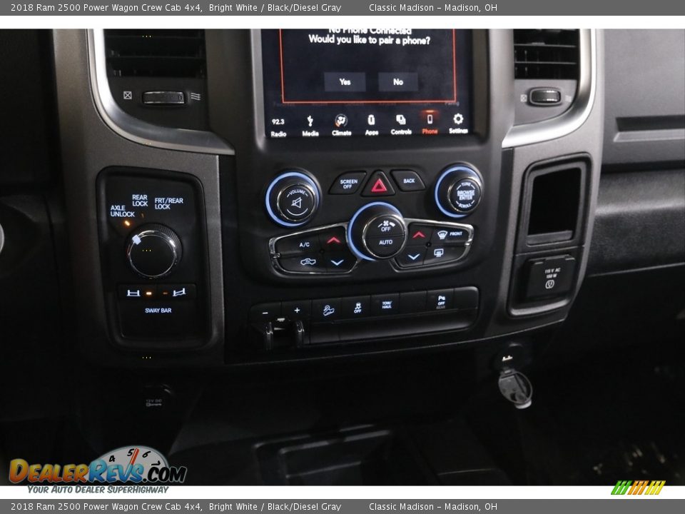 2018 Ram 2500 Power Wagon Crew Cab 4x4 Bright White / Black/Diesel Gray Photo #14