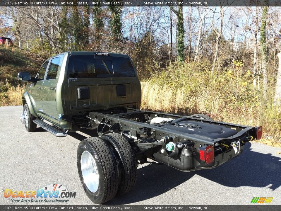 2022 Ram 4500 Laramie Crew Cab 4x4 Chassis Olive Green Pearl / Black Photo #8